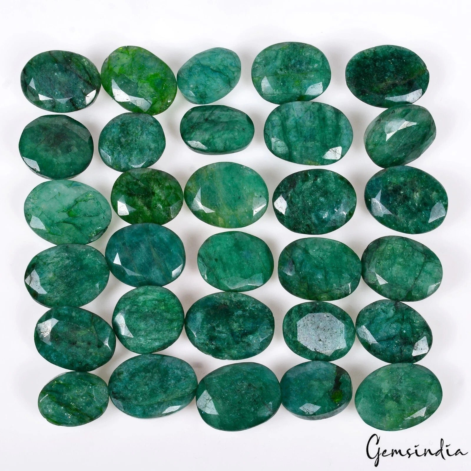 Certified 340 Ct Natural Brazilian Green Emerald Oval Cut Loose Ring Size Gems
