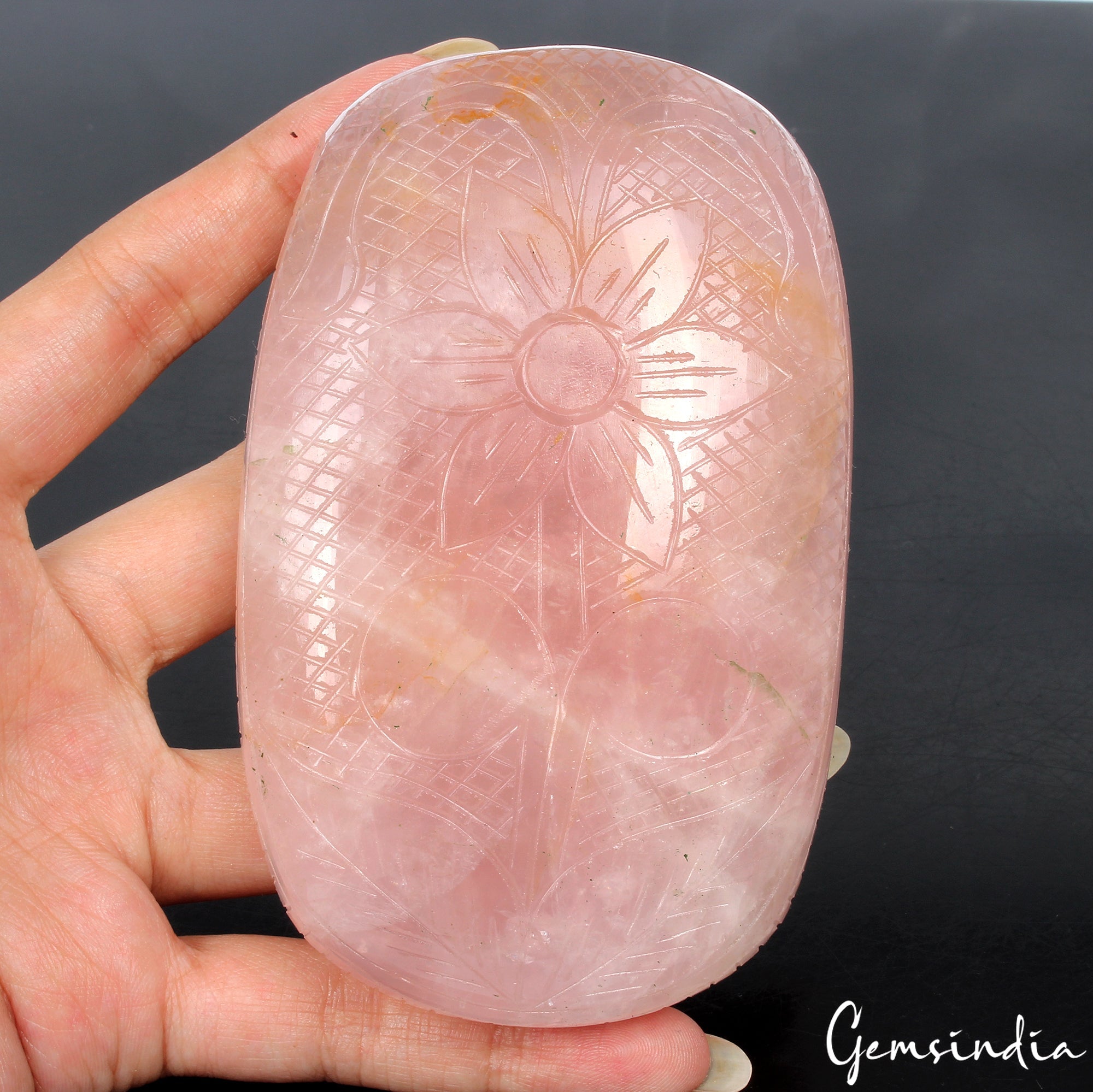 2300 Ct Natural Untreated Rose Quartz Oval Carved Huge Size Earthmined Loose Gem