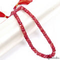 240 Cts/83 Pcs Natural Red Quartz Round Cab Drilled Bead 7mm-9mm Gems Strand 17"