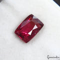 Garnet Loose Gemstone, Cushion Cut, Untreated — 8x6x4 mm, 1.95 Ct
