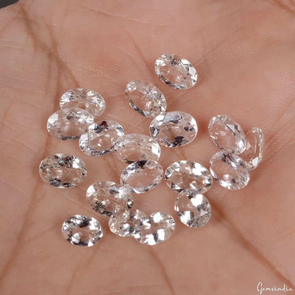 12.20Ct Extraordinary Natural Pink Morganite 6-7mm Oval Cut Loose Gemstone 18 Pc
