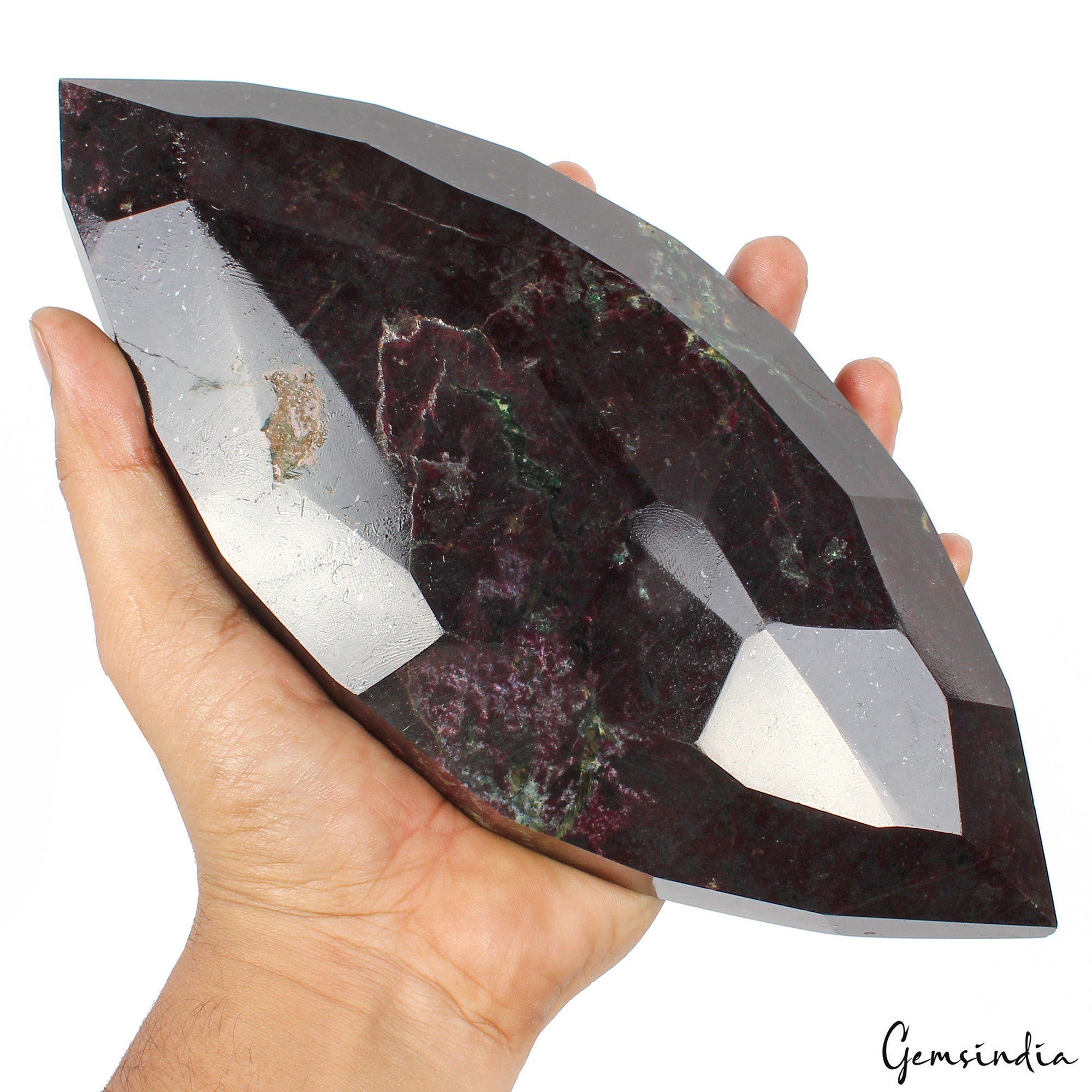 Ruby Loose Gemstone, Marquise Cut, Untreated — 8.7x4.3x1.7 inches, 11000 Ct (2.2 Kg), Tanzania