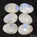 136.50 Cts/6 Pcs Natural Untreated Moonstone Fancy Calibrated 25x8mm Loose Gems