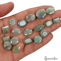 195.55 Ct Natural Aqua Green Aquamarine Mix Faceted Loose Gemstone Lot 18 Pcs