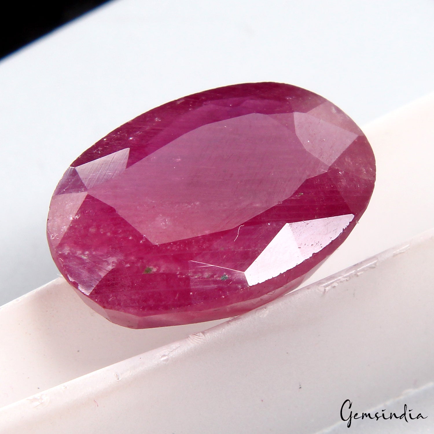 Certified 13.00 Ct.Museum Gem! Natural Top Red Heated Ruby Mozambique Gemstone