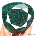 Emerald Loose Gemstone, Color Enhanced, Green — 69x66x33mm, 1220 Ct, Brazil