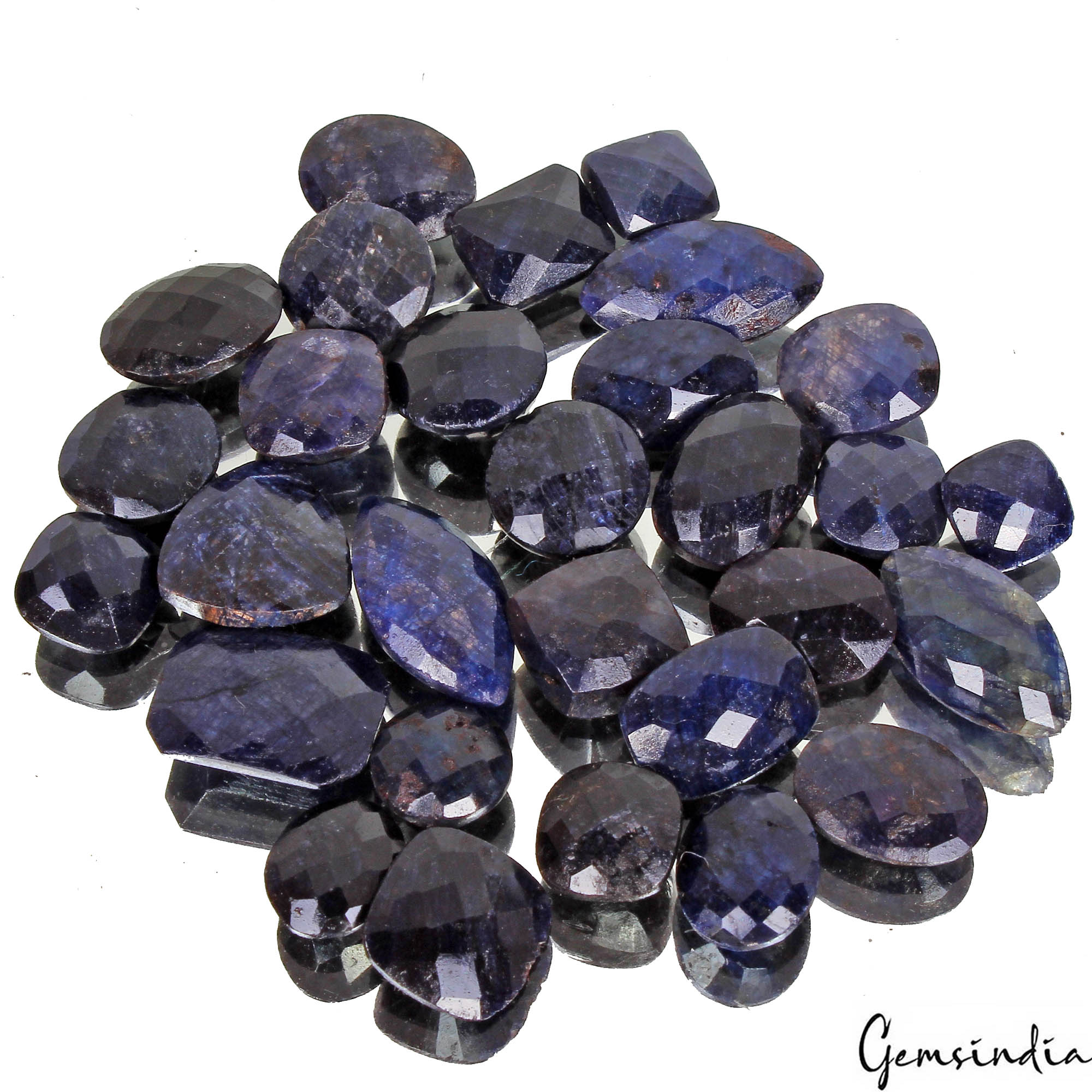 Blue Sapphire Lot, Loose Gemstone — 29 Pieces, 9mm to 19mm, 202.30 Ct, Madagascar