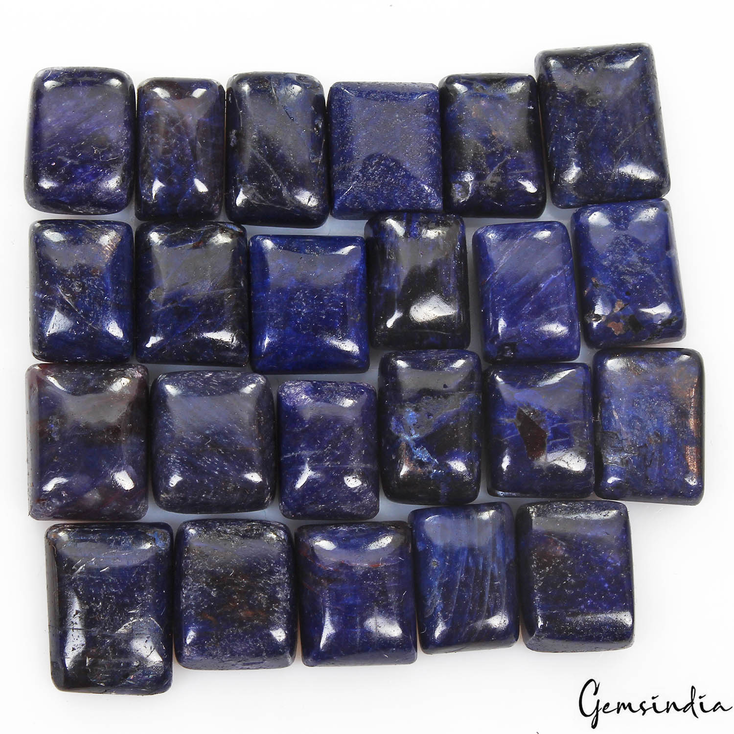 African Blue Sapphire Loose Gemstone, Color Enhanced — 13mm to 16mm, 320.00 Ct, Africa