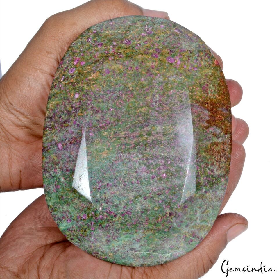 Ruby Fuchsite Loose Gemstone, Untreated — 5x3.7x3.3 Inches, 8400 Ct (1.68 Kg), Australia