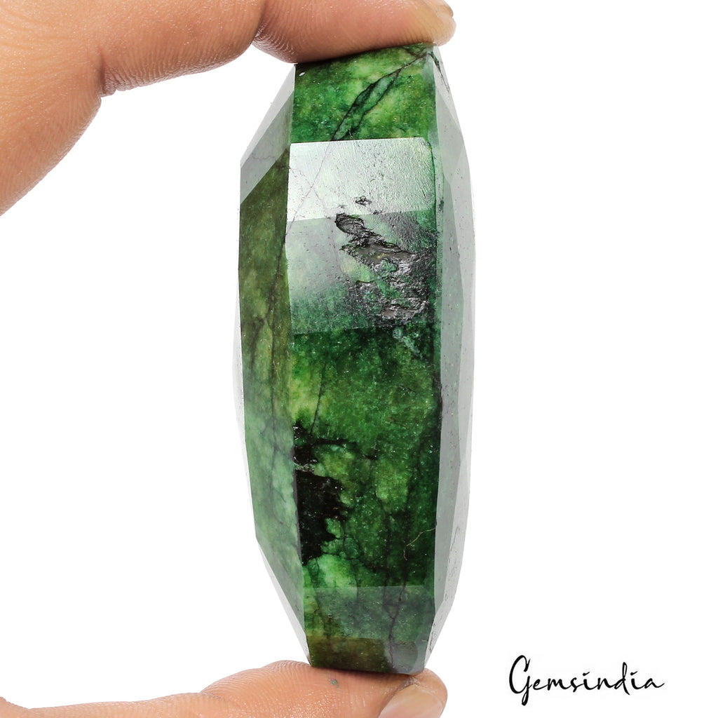 800 Cts Natural Green Emerald Oval Cut Huge Earth Mined Museum Size Gemstone