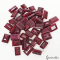 500 Cts/43 Pcs Natural African Red Ruby Baguette Cut Loose Gems Lot For Jewelry