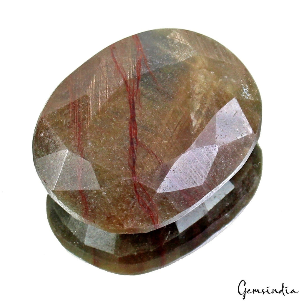 400 Ct Natural Untreated Brown Sapphire Oval Faceted Certified Loose Gemstone