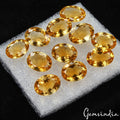VVS 11 Pc Natural Citrine AAA Quality Oval Cut 12-14mm Loose Untreated Gemstones