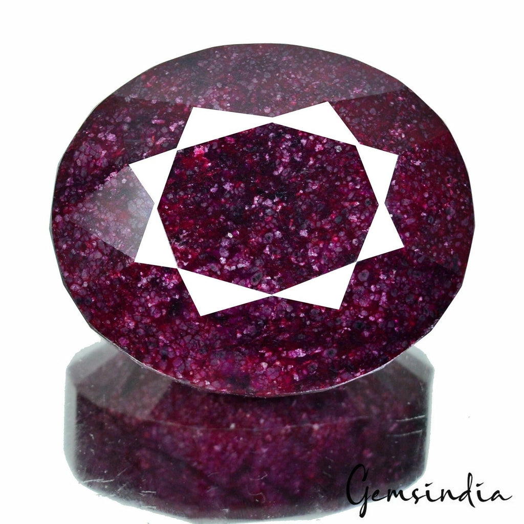 2600 Ct Natural Red Ruby Oval Faceted Cut Huge Museum Size Madagascar Gemstone