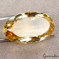 45.90 Cts VVS Natural Citrine AAA Yellow Huge Oval Cut Loose Dazzling Gemstone