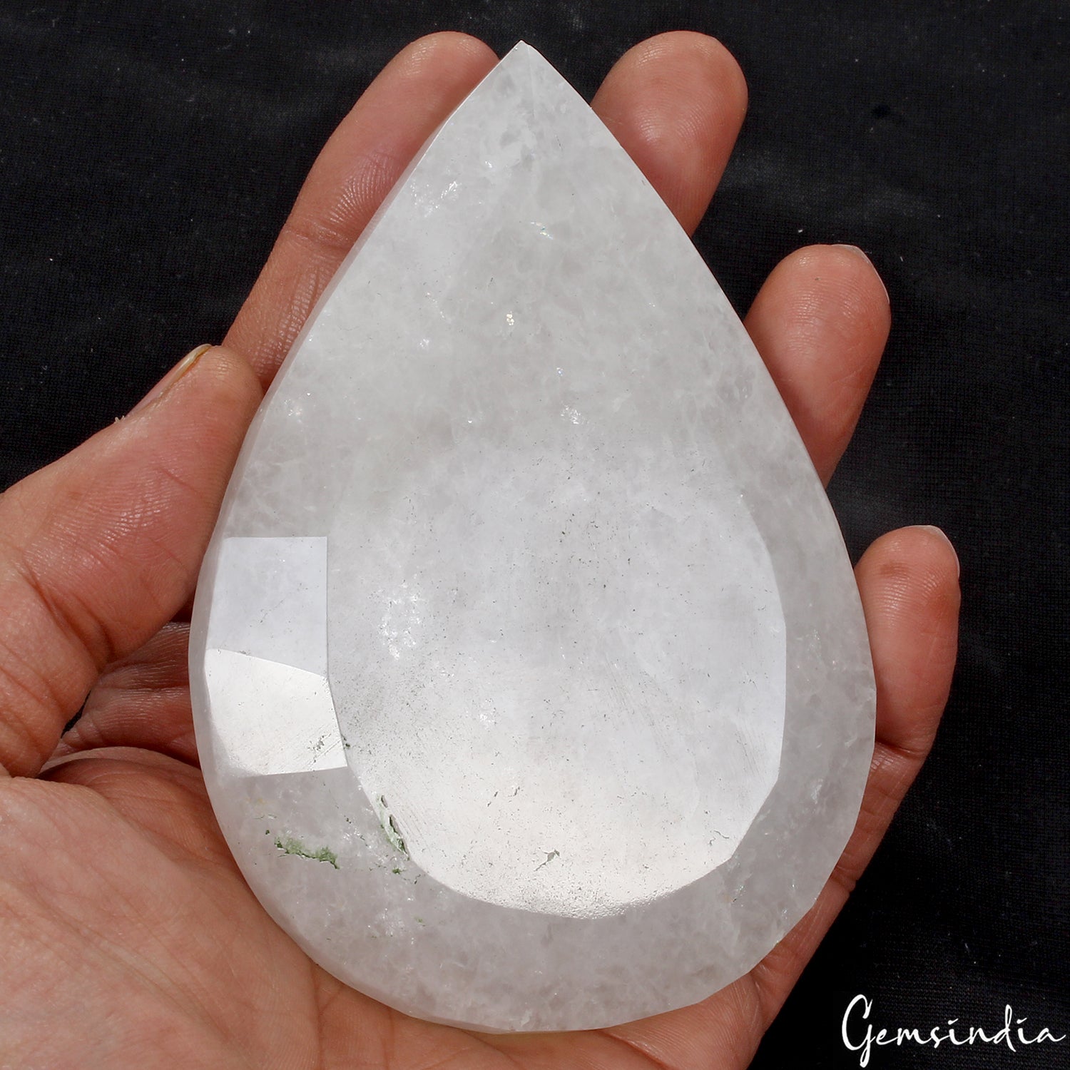 Natural White Quartz Pear Cut Loose Untreated Museum Grade Gemstone~ 1250 Cts