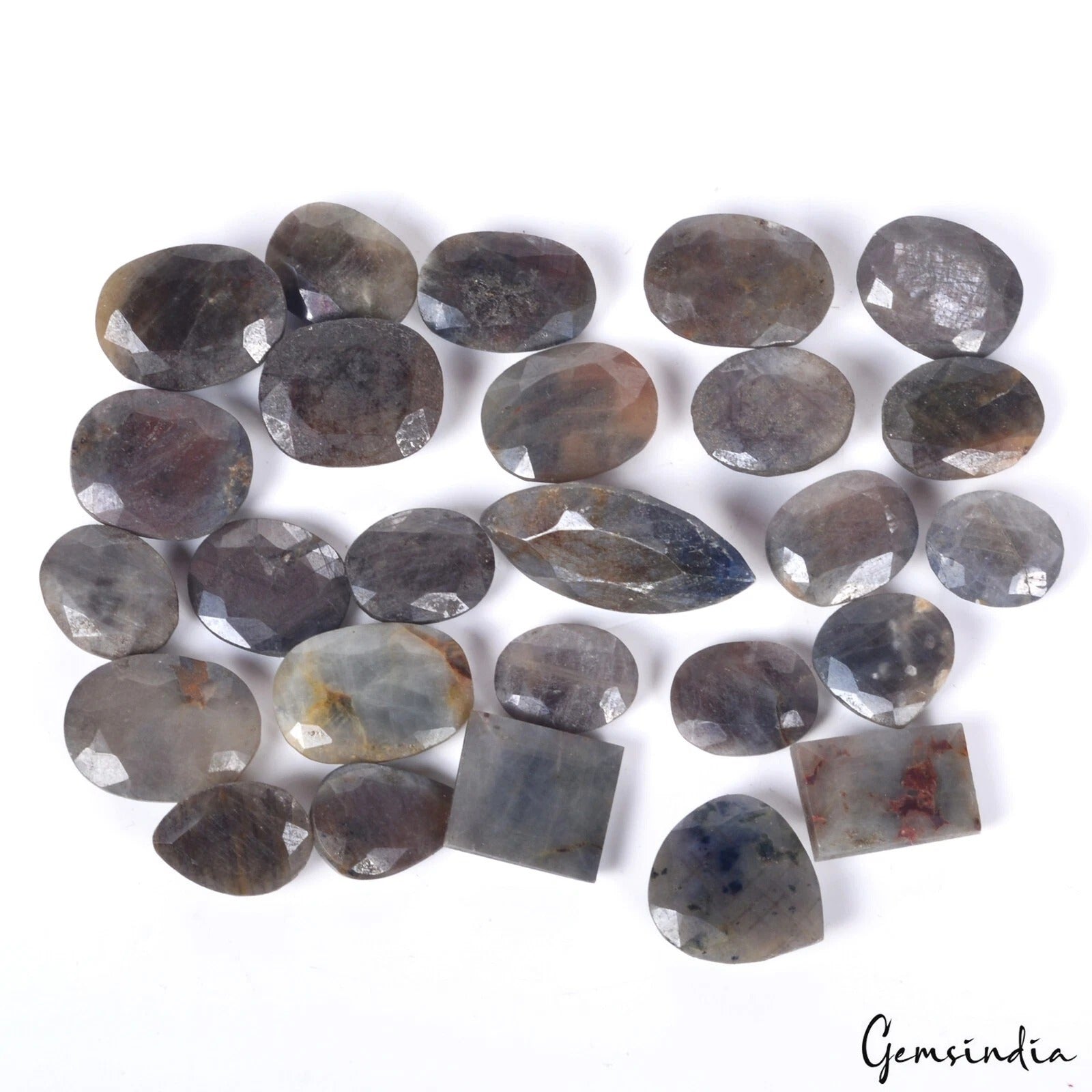 Sapphire Lot, Loose Gemstone, Untreated, Blue — 26 Pieces, 12mm to 25mm, 290.30 Ct, Madagascar