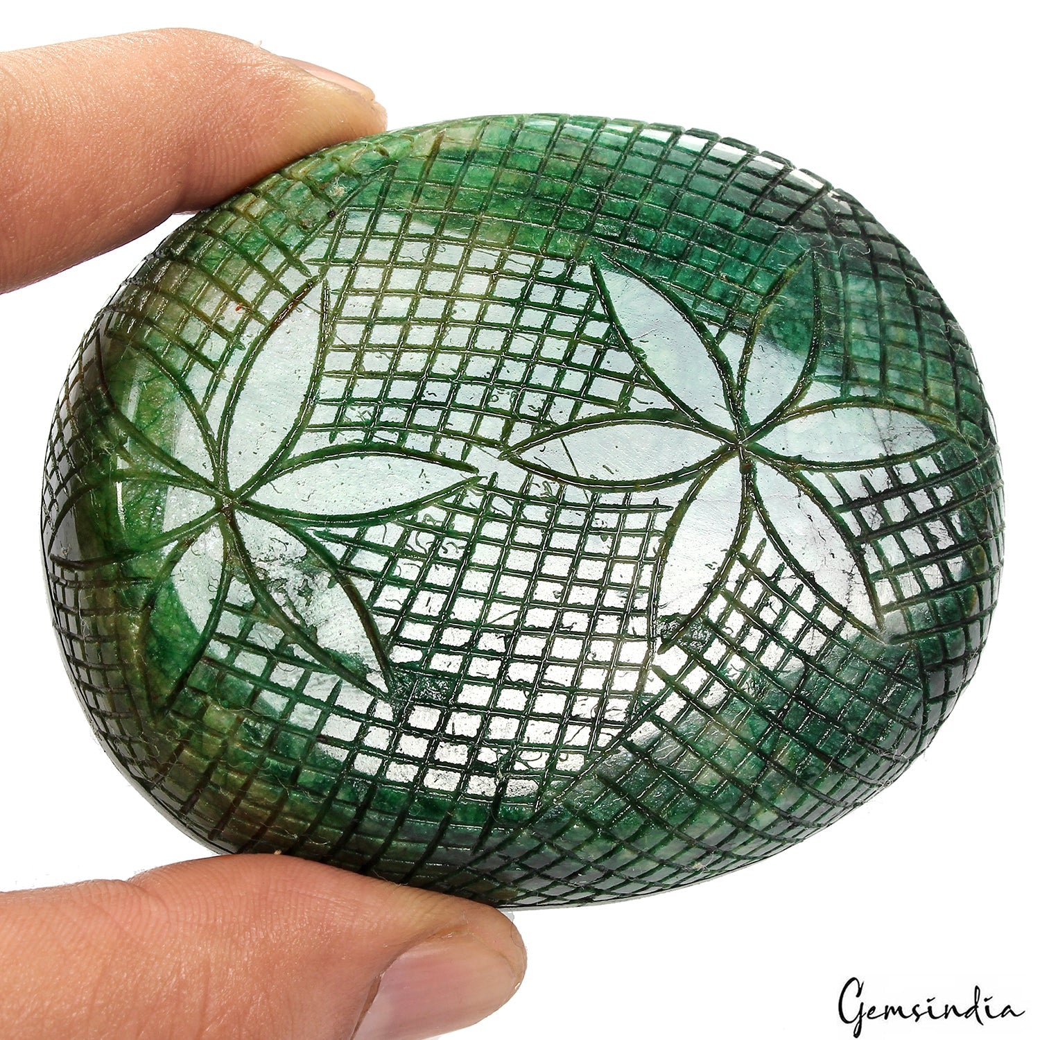 1250 Ct Natural Green Emerald Earth Mined Carving Museum Huge Size Loose Gems