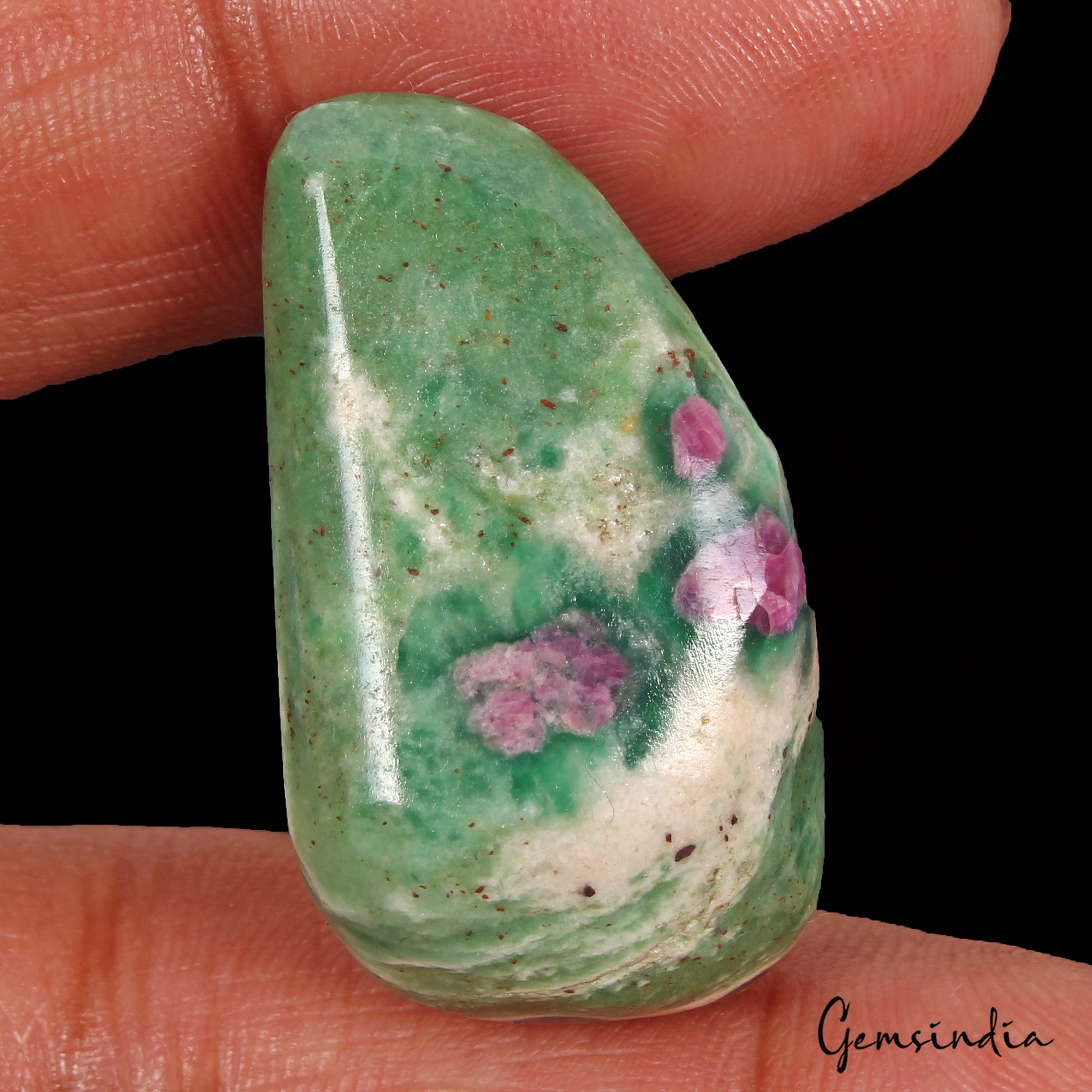 83.00 Ct Natural Untreated Ruby Zoisite Fancy Tumble Loose Gemstone For Jewelry