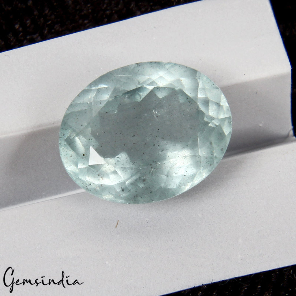 Brazilian Natural 5.80Ct Santa Maria Blue Aquamarine Oval Cut Certified Gemstone