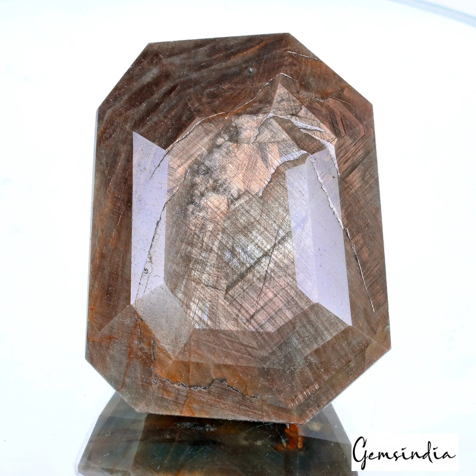 Sapphire Loose Gemstone, Untreated, Brown — 75 x 49 x 42mm, 1750 Ct, Madagascar