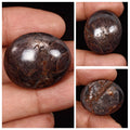 Natural Red Brown Untreated Star Ruby Oval Cab Gems 115.00 Ct From Madagascar