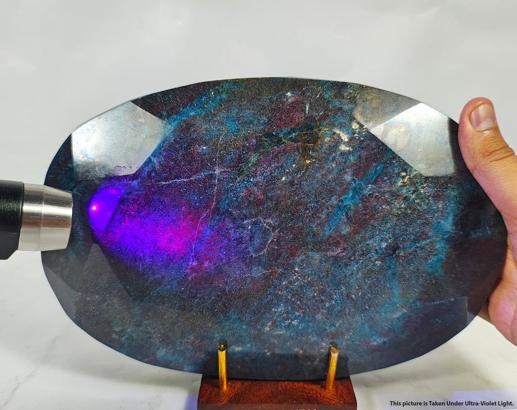 4.7 Kilo Natural Ruby Kyanite Oval Cut Huge Museum Size Untreated Gemstone NM