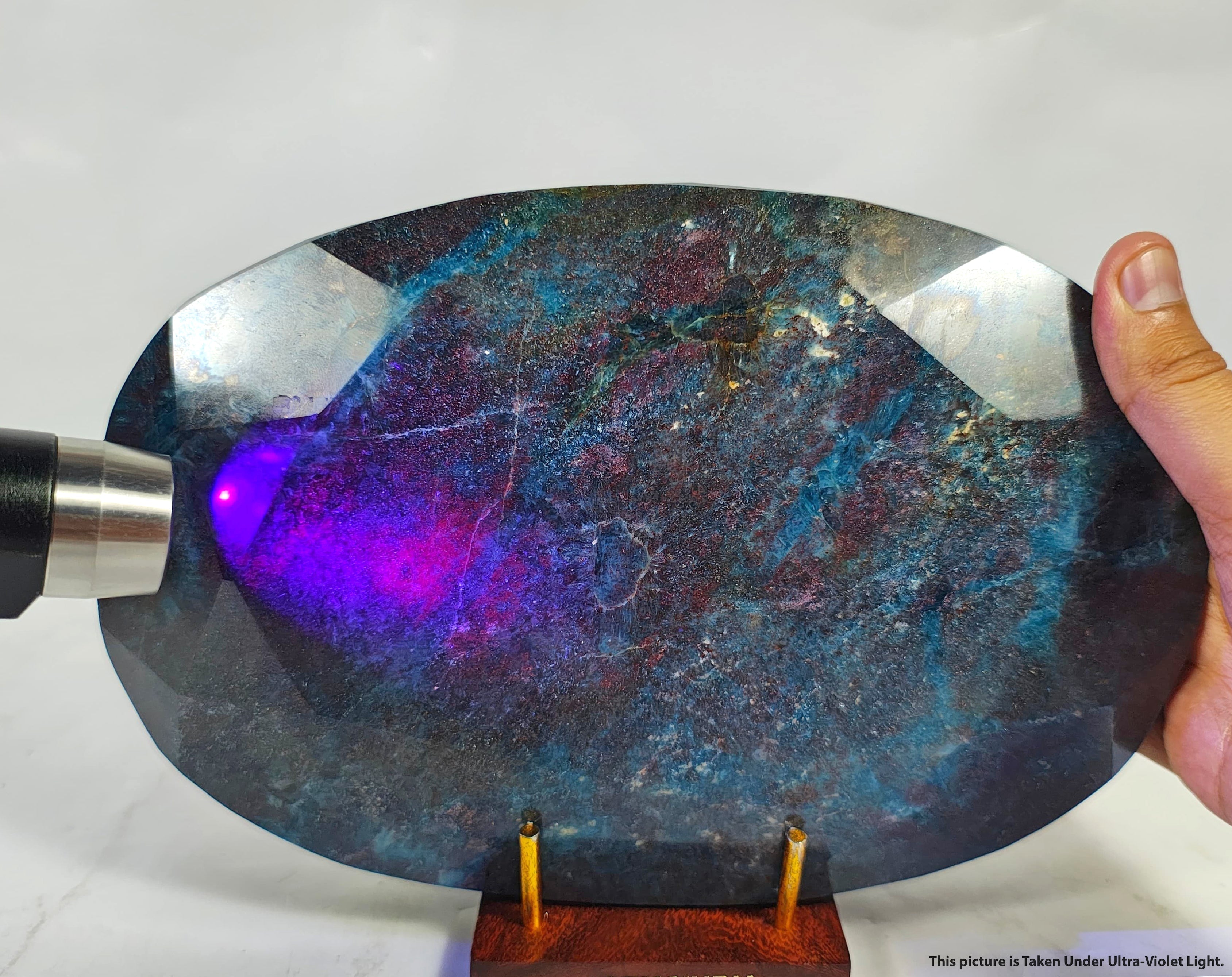 4.7 Kilo Natural Ruby Kyanite Oval Cut Huge Museum Size Untreated Gemstone NM