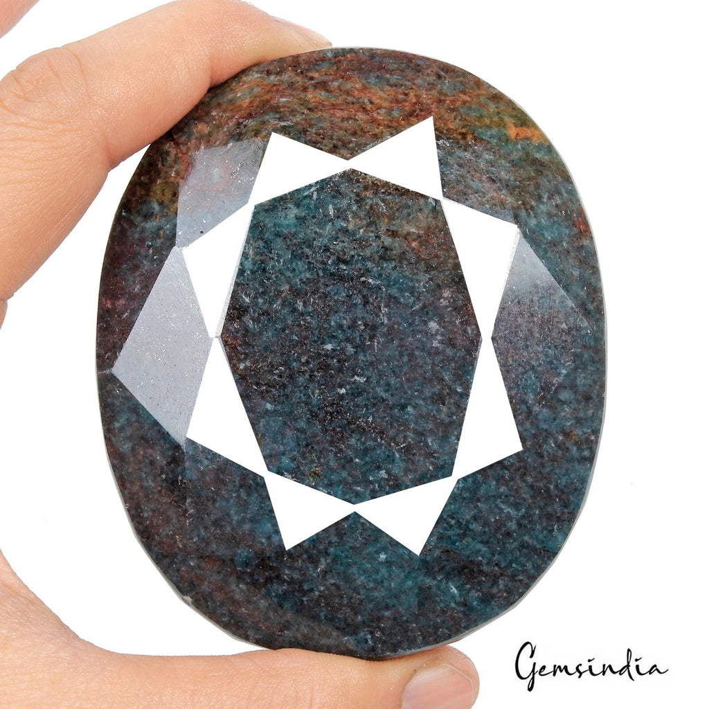 Ruby Kyanite Loose Gemstone, Untreated — 89 x 74 x 38mm, 2800 Ct, Madagascar