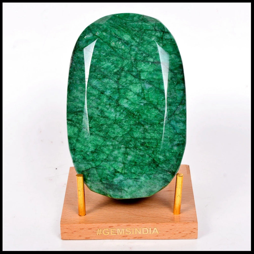 3630 Cts Certified Natural Emerald Stunning Green Huge Museum Size Gemstone