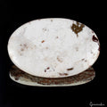 Turquoise Loose Gemstone, Untreated, White — 62 x 40 x 6mm, 140.20 Ct