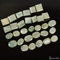 340 Cts/31 Pcs Natural Untreated Green Beryl Aquamarine Mix Cut Gems For Jewelry