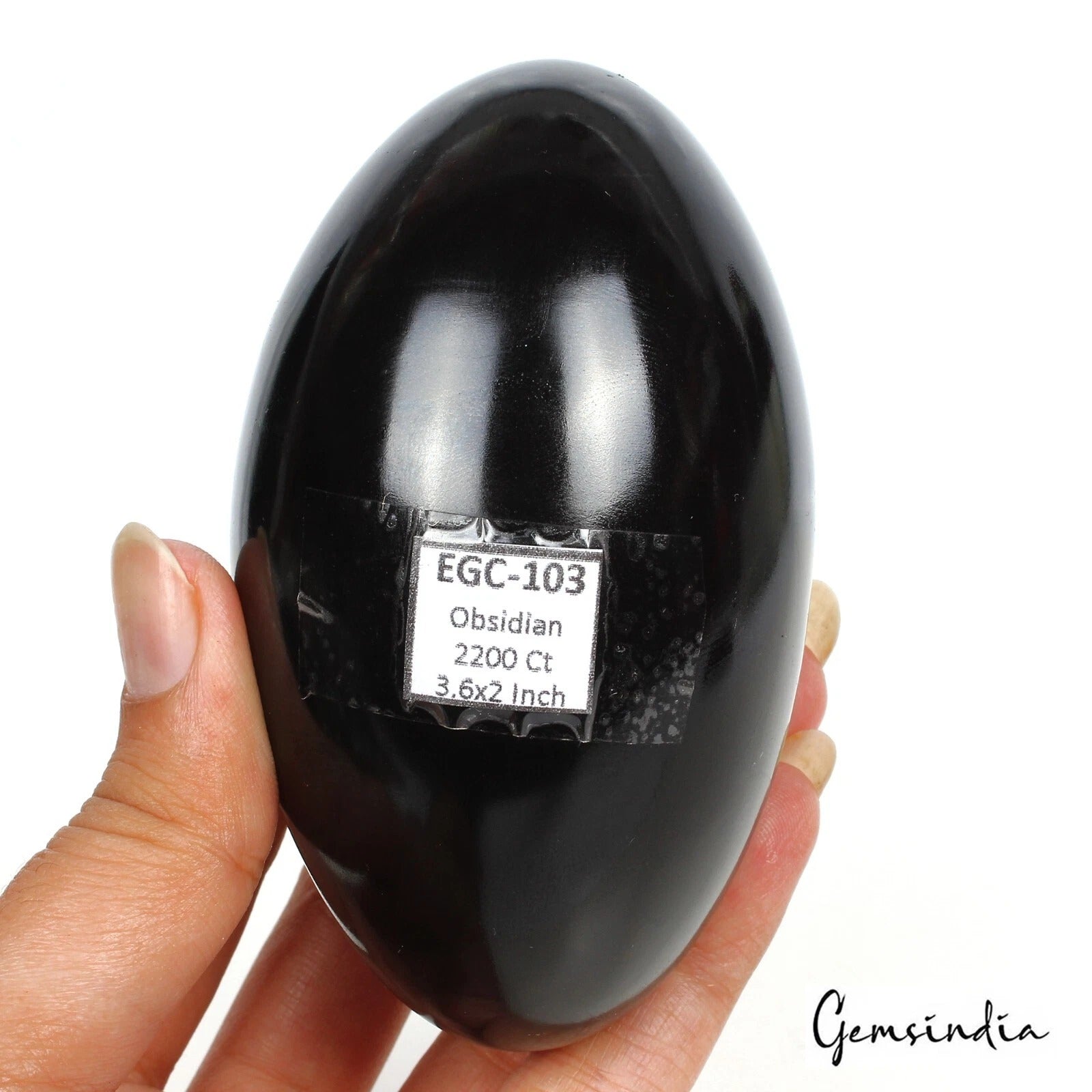 2200 Ct Natural Obsidian Crystal Healing Mineral Oval Cab Egg Gems With Stand