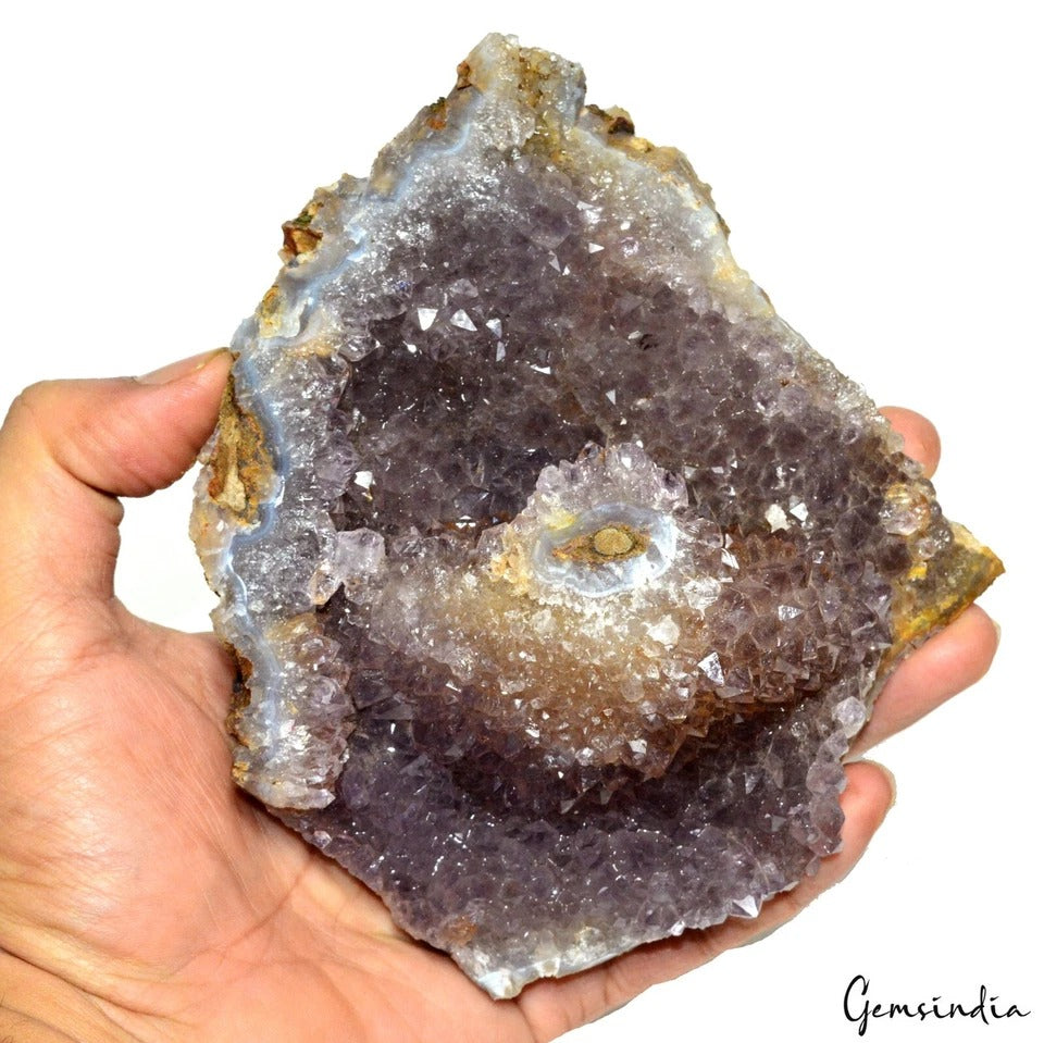 3600 Cts Natural Amethyst Rough Raw Geode Crystal Healing Mineral Huge Size Gem