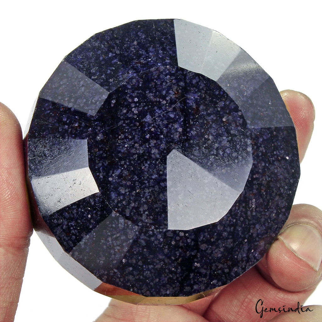 1720 Ct Natural Blue Sapphire Round Faceted Cut Earth mined Gemstone Madagascar