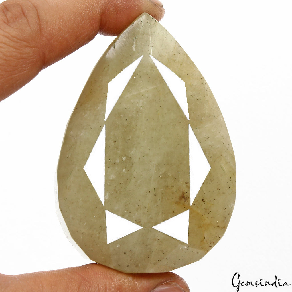1120 Cts Natural Brazilian Untreated Yellow Beryl Aquamarine Pear Huge Loose Gem