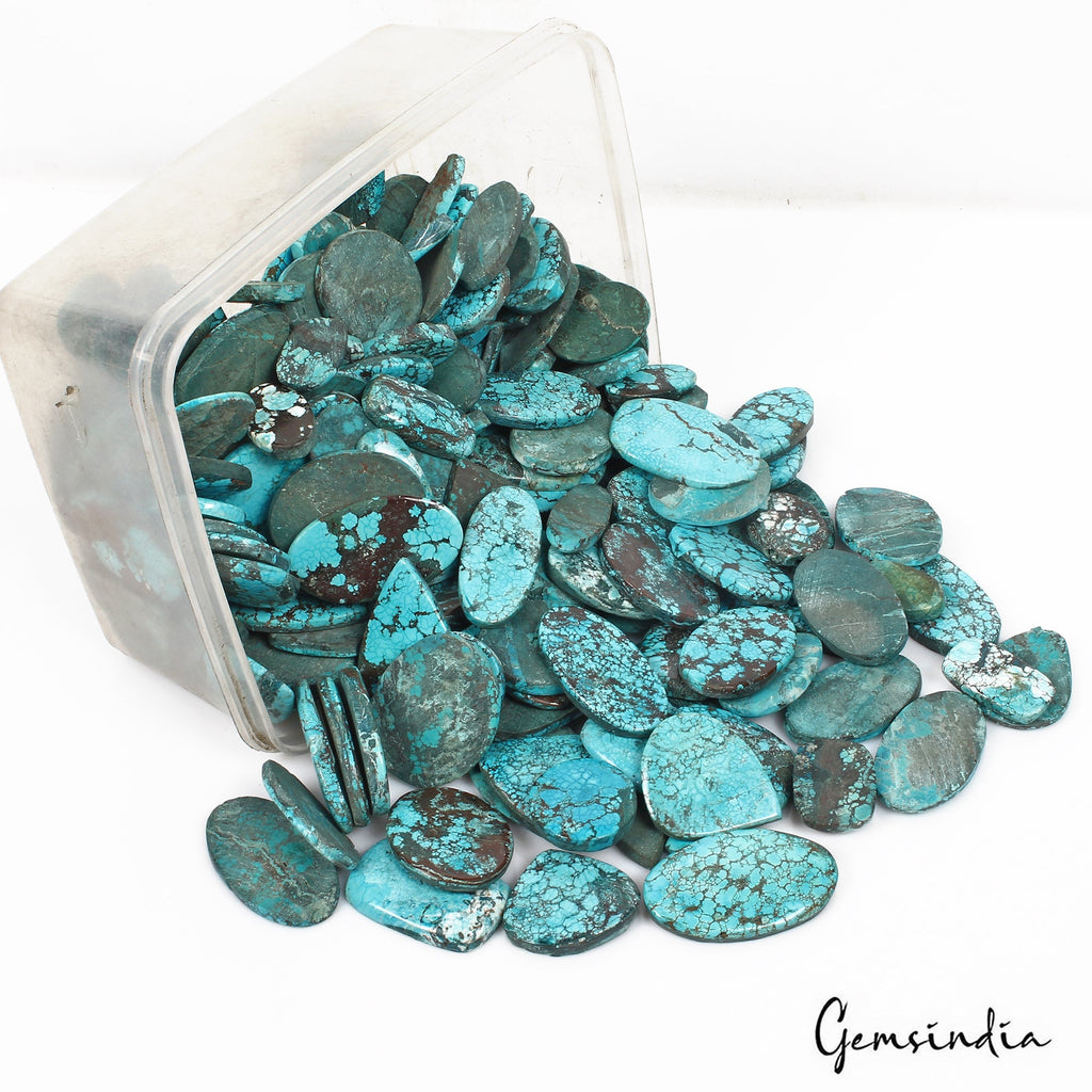 AA Top Natural Turquoise Cabochon Mix Shape 2.5 Kilo Wholesale Gemstone 200 Pcs