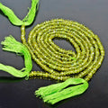 Peridot Beaded Strand, Untreated — 13", 123.30 Ct