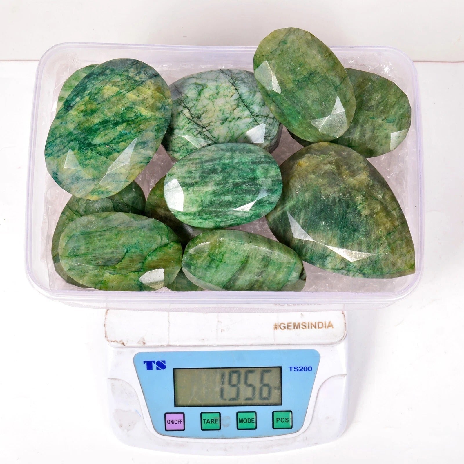 9780 Ct/11 Pc Natural Brazilian Green Emerald Mixed Cut Loose Gems Wholesale Lot