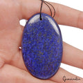 99.40 Ct Natural Blue Lapis Lazuli Oval Cabochon Side Drilled Briolette Gemstone