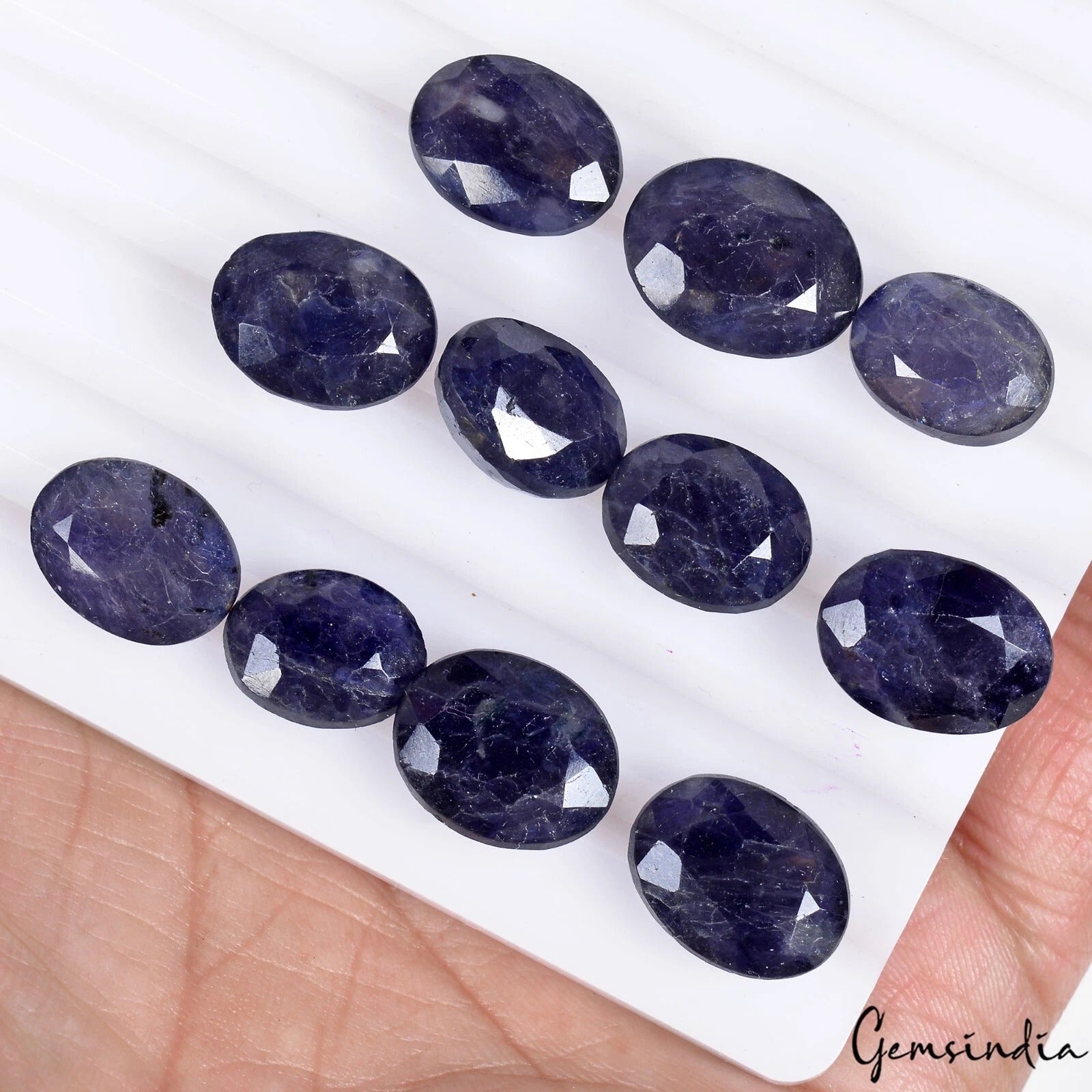 Kyanite Lot, Loose Gemstone, Untreated, Blue — 11 Pieces, 13mm to 16mm, 92.50 Ct