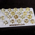66.50 Ct Natural Lemon Citrine Quartz Round Cut 9-10mm Untreated Gemstones~20 Pc