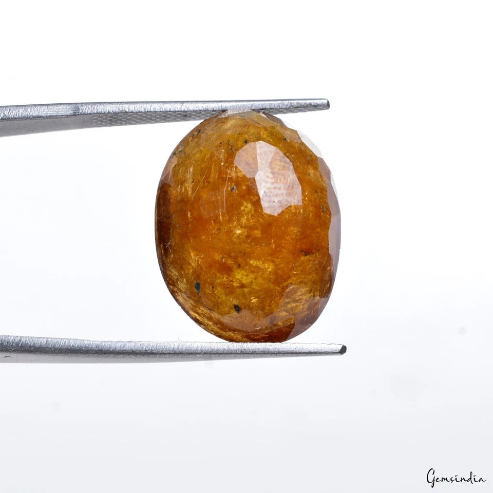 Certified 23.30 Ct Natural Untreated Brown Tourmaline Oval Cut Loose Gemstone