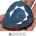 1750 Ct Natural Blue Kyanite Earth mined Pear Cut Loose Faceted Huge Gemstone
