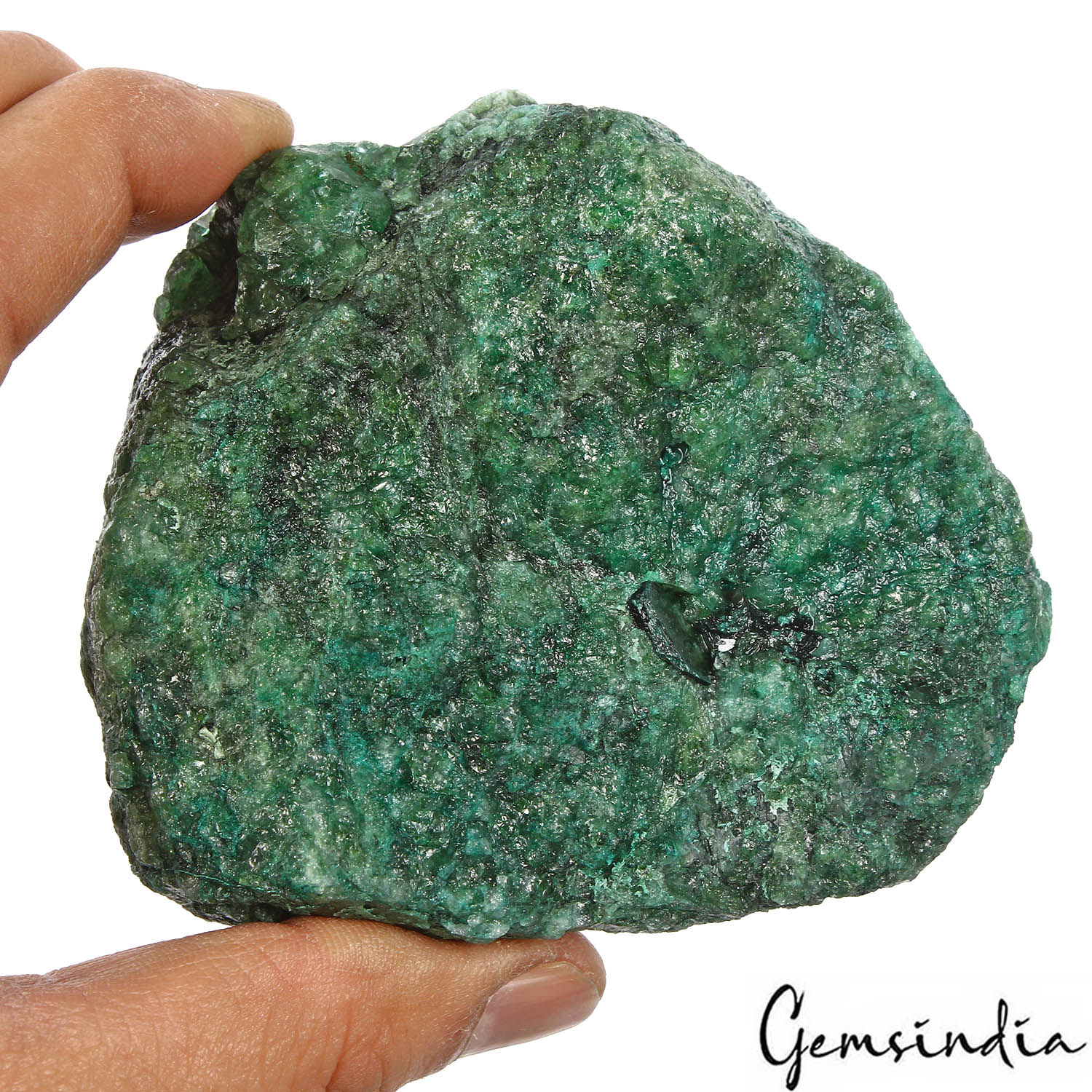 2560 Ct Natural Brazilian Green Emerald Raw Rough Rock Crystal Minerals Huge Ge
