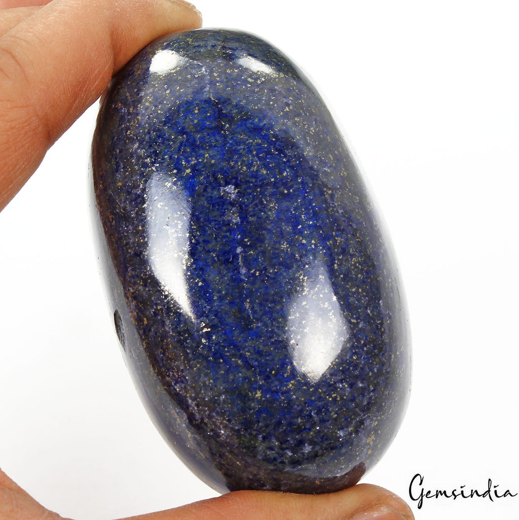 1420Ct Natural Blue Gold Pyrite Lapis Lazuli Oval Cab Loose Huge Earth Mined Gem