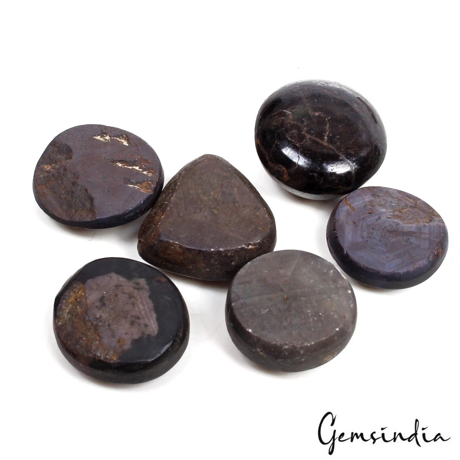 Certified 178 Cts Natural Star Ruby Mix Cabochon Loose Untreated Gemstones~6 Pcs