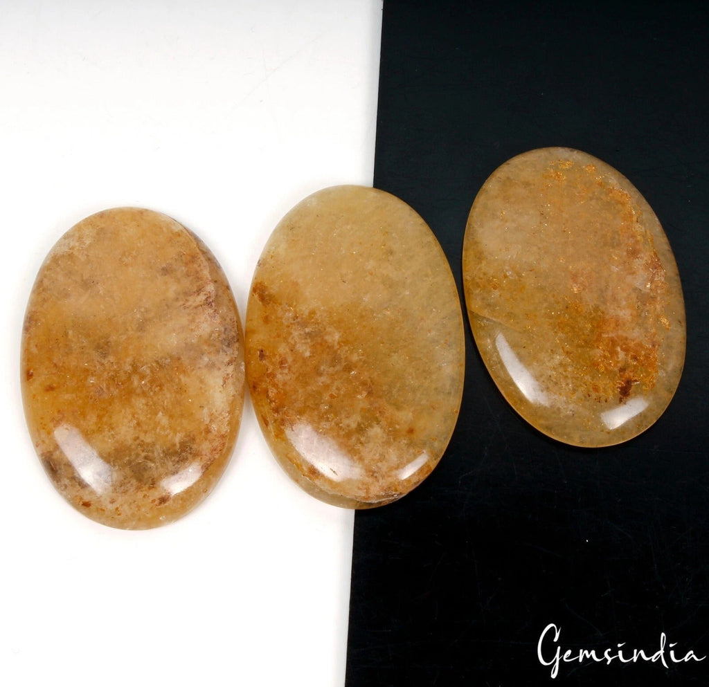 400 Cts Natural Untreated Aventurine Oval Cabochon Huge Pendant Size Gemstones
