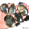 2300 Cts Natural Labradorite Cabochon Lot Multi-Shape Loose Gemstones 47-60mm