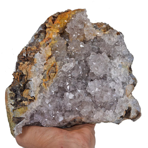 Amethyst Crystal Cluster, Untreated — 7.3x7.2x4 inch, 3.27 Kg (16350 Ct), Uruguay